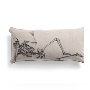 Skeleton pillow